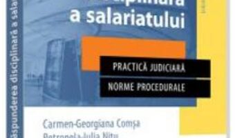 Pret Carte Raspunderea disciplinara a salariatului – Lucia Uta PDF Online