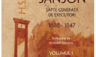 Cartea Istoria familiei Sanson vol.1 – H. Sanson (download, pret, reducere)