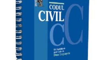 Cartea Codul civil 2020 – Dan Lupascu (download, pret, reducere)