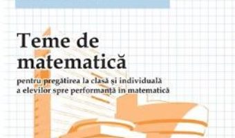 Cartea Teme De Matematica Cls 8 Sem 2 – Petrus Alexandrescu pdf